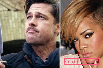 Brad Pitt e Rihanna con i capelli della Gioventù hitleriana Brad Pitt e Rihanna con i capelli della Gioventù hitleriana