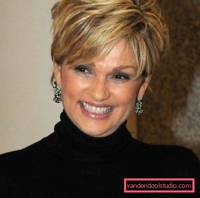 Haircut Caprice per capelli corti - foto