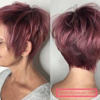 Haircut Caprice per capelli corti - foto