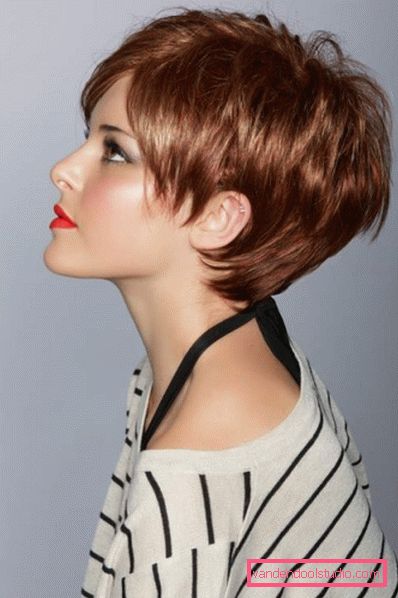 Haircut Caprice per capelli corti - foto