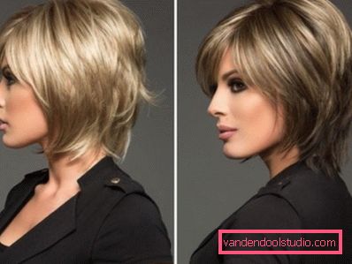 Haircut Caprice per capelli corti - foto