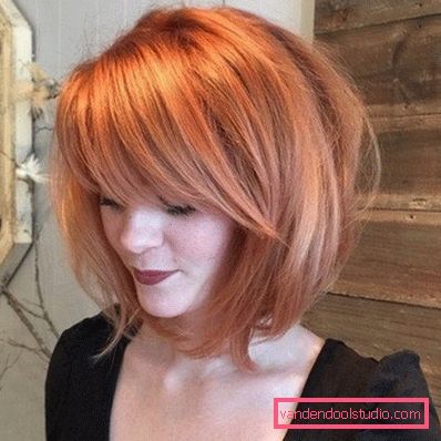 Taglio di capelli con frangia - 50 idee acconciatura