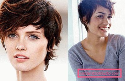 Taglio di capelli Pixie