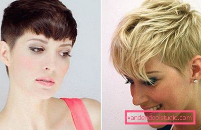 Taglio di capelli Pixie