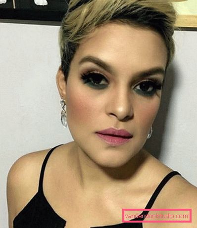 Haircut Pixie per capelli corti 2018 - 2019 - foto da tutti i lati