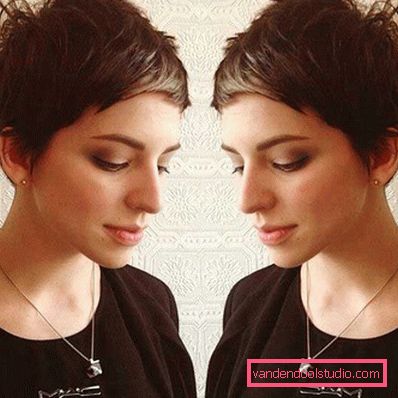 Haircut Pixie per capelli corti 2018 - 2019 - foto da tutti i lati