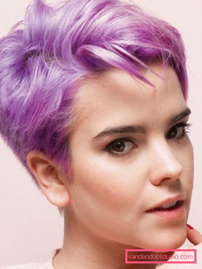 Haircut Pixie per capelli corti 2018 - 2019 - foto da tutti i lati