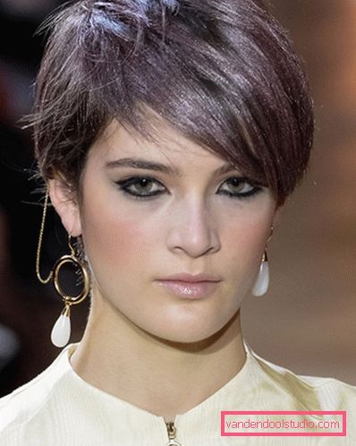 Haircut Pixie per capelli corti 2018 - 2019 - foto da tutti i lati