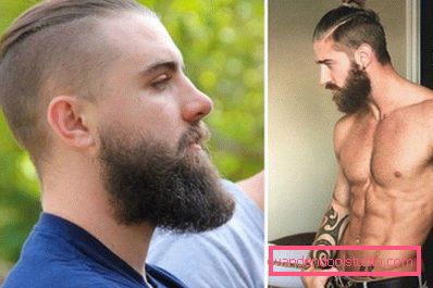 Taglio di capelli con la barba Taglio di capelli con la barba
