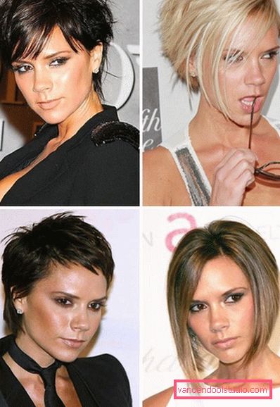 Il taglio di capelli di Victoria Beckham - diverse acconciature da star