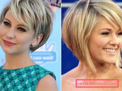 Tagli di capelli a faccia tonda