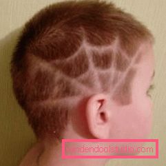 Tagli di capelli per ragazzi con modelli sui templi - acconciature di foto
