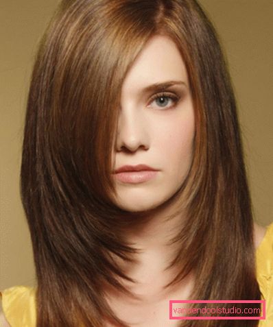 taglio di capelli per capelli medi Scala di tagli di capelli per capelli medi con frangia e senza