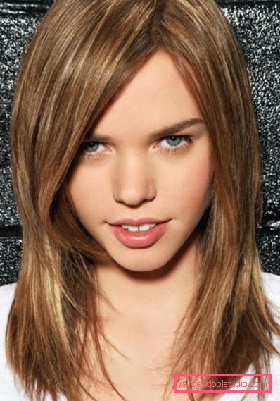 taglio di capelli per capelli medi Scala di tagli di capelli per capelli medi con frangia e senza