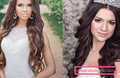 Acconciature da sposa per capelli lunghi - 250 foto reali
