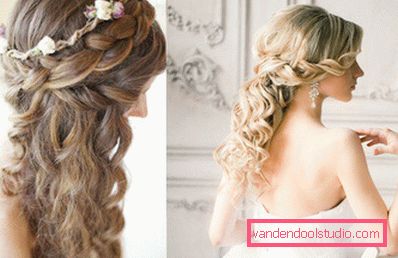 Acconciature da sposa per capelli lunghi - 250 foto reali