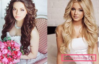 Acconciature da sposa per capelli lunghi - 250 foto reali