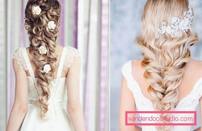 Acconciature da sposa per capelli lunghi - 250 foto reali