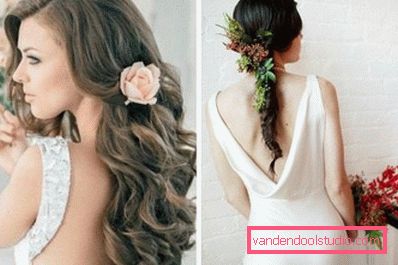 Acconciature da sposa per capelli lunghi - 250 foto reali