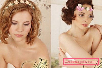 Acconciature da sposa per capelli corti - 100 bellissime foto