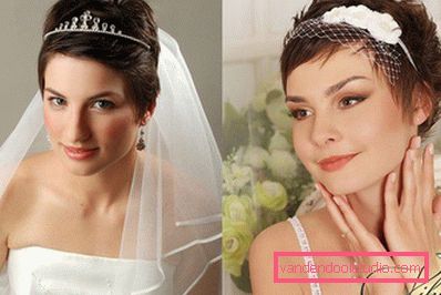 Acconciature da sposa per capelli corti - 100 bellissime foto