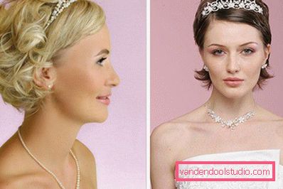 Acconciature da sposa per capelli corti - 100 bellissime foto