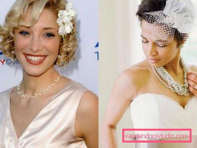 Acconciature da sposa per capelli corti - 100 bellissime foto