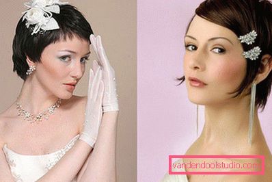 Acconciature da sposa per capelli corti - 100 bellissime foto