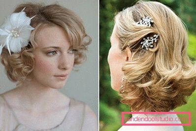 Acconciature da sposa per capelli corti - 100 bellissime foto