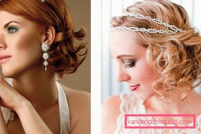 Acconciature da sposa per capelli corti - 100 bellissime foto