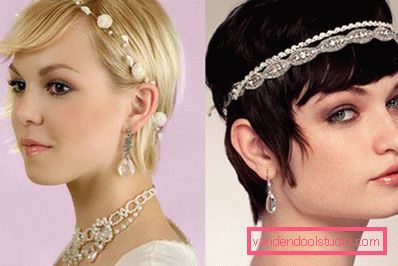 Acconciature da sposa per capelli corti - 100 bellissime foto