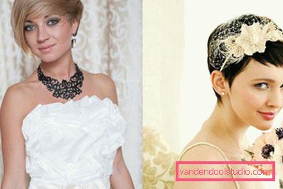 Acconciature da sposa per capelli corti - 100 bellissime foto