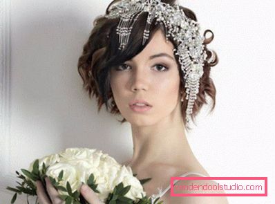 Acconciature da sposa per capelli corti - 100 bellissime foto