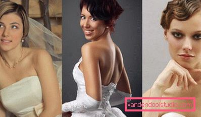Acconciature da sposa per capelli corti - 100 bellissime foto