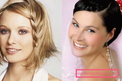Acconciature da sposa per capelli corti - 100 bellissime foto