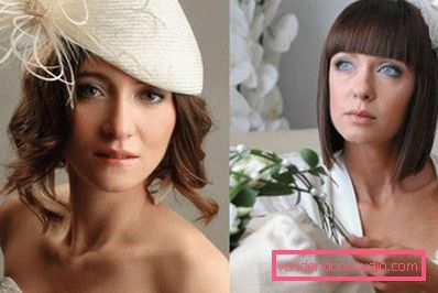Acconciature da sposa per capelli corti - 100 bellissime foto