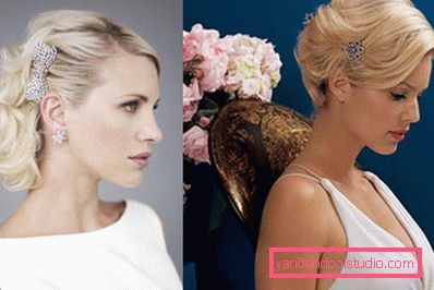 Acconciature da sposa per capelli corti - 100 bellissime foto