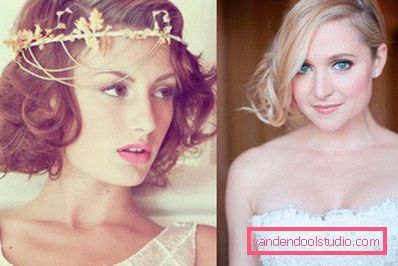 Acconciature da sposa per capelli corti - 100 bellissime foto