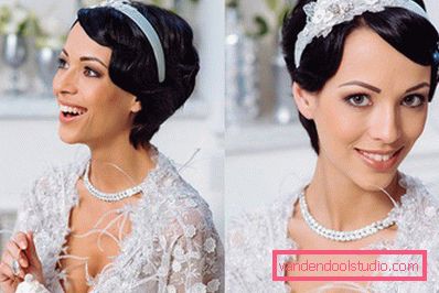 Acconciature da sposa per capelli corti - 100 bellissime foto