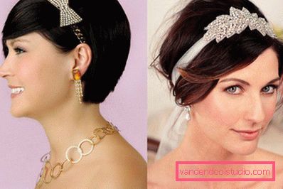 Acconciature da sposa per capelli corti - 100 bellissime foto
