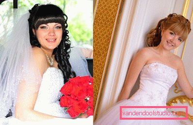 Acconciature da sposa con frangia