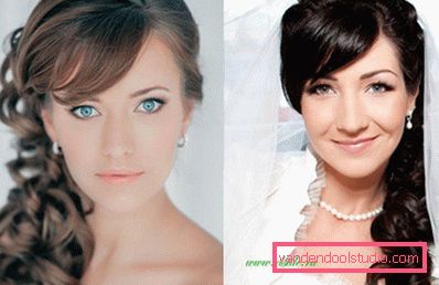 Acconciature da sposa con frangia
