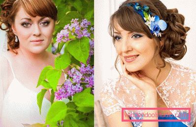 Acconciature da sposa con frangia