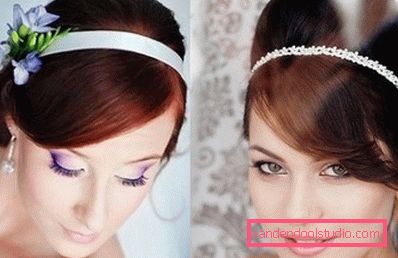 Acconciature da sposa con frangia