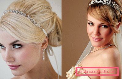 Acconciature da sposa con frangia