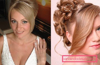 Acconciature da sposa con frangia