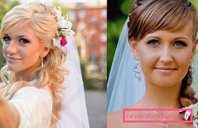 Acconciature da sposa con frangia