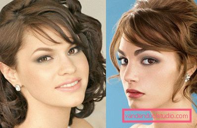 Acconciature da sposa con frangia