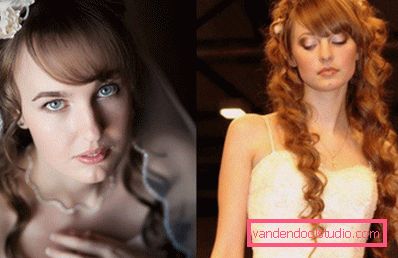 Acconciature da sposa con frangia
