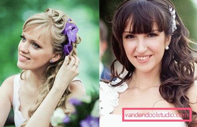 Acconciature da sposa con frangia